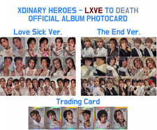 [Xdinary Heroes] LXVE TO DEATH Love Sick Ver. La Fine Ver. Cartolina fotografica ufficiale