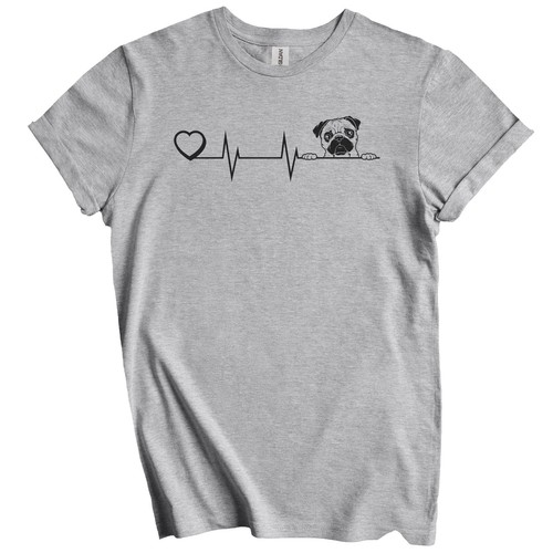 Shirt cuore linea battito - linea,