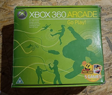 Xbox 360 Arcade Console Box Vuoto - discrete condizioni buone per ricambio/display