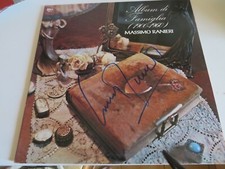 LP "Album di famiglia (1900-1960)" di MASSIMO RANIERI, AUTOGRAFO ORIGINALE
