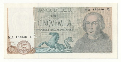 5000 lire colombo - lire,