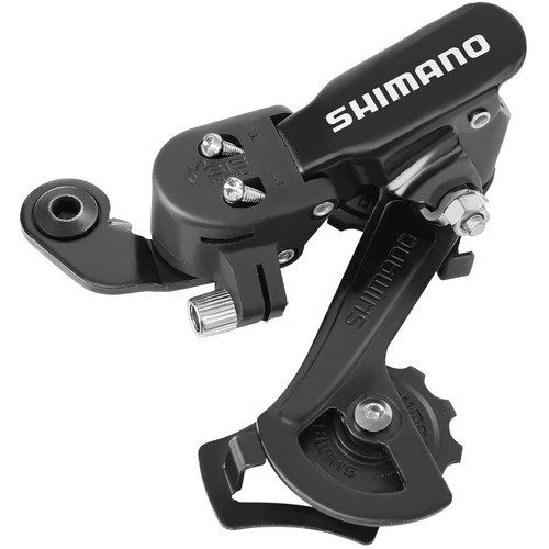 Deragliatore alluminio nero - in,