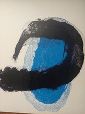 Joan MIRO Litografia originale "L'anneau", 1961 / Stampa originale di Miró