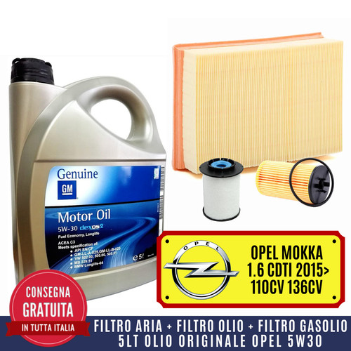 Kit tagliando opel mokka - opel,