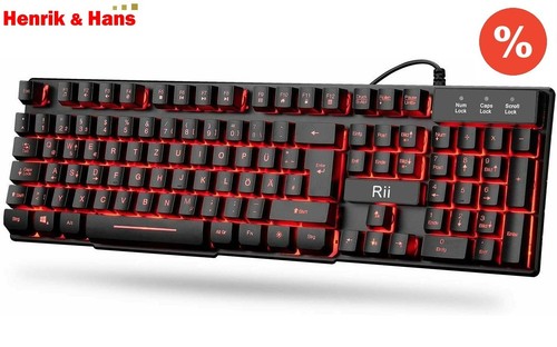 Tastiera gaming rii k100 - rii,