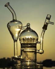 Recycler rig pipes bong tree