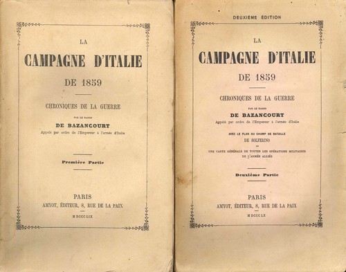 Campagne italie 1859 - campagne,