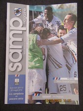 CALCIO RIVISTA UFFICIALE 2011/12 SAMPDORIA PESCARA 20/05/2012 + POSTER-VEDI FOTO