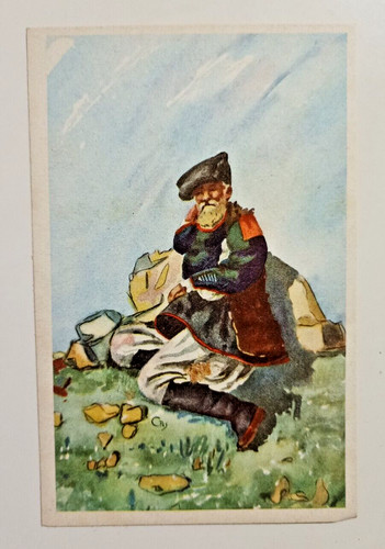 7951 cartolina costumi - cartolina, sardi