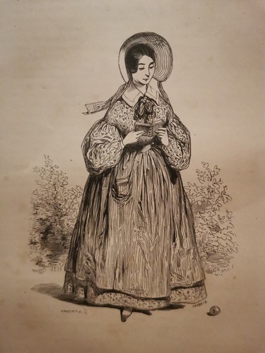 1840 originale incisione