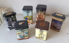 BARATTOLI CAFFE' IN LATTA ANNI 70/90 -  VINTAGE DA COLLEZIONE