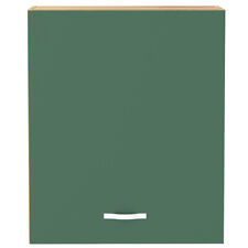 Pensile da Cucina Armadio Sospeso da Parete Anta Singola in Legno Colore Verde