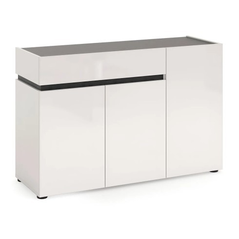 Madia bianca 120x42x80 - cm, con
