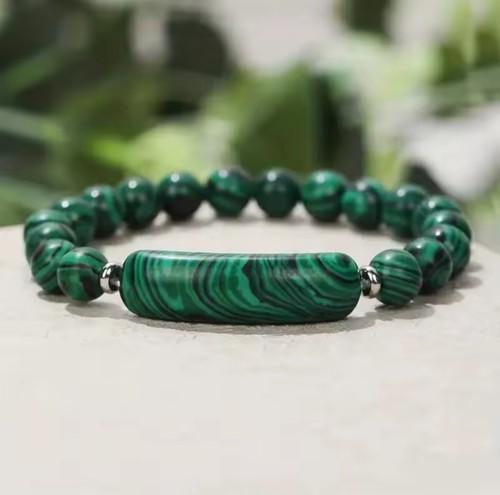 Bracciale elastico perline - , in