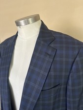 Cappotto sportivo Isaia blu a