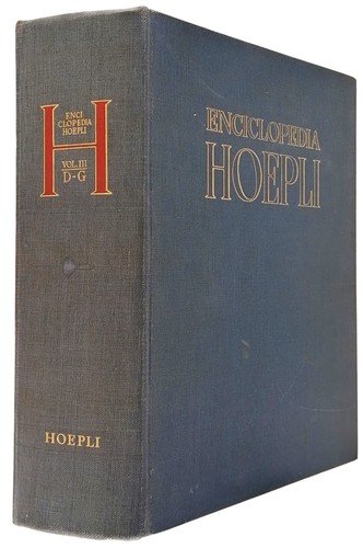Enciclopedia hoepli volume iii - enciclopedia,