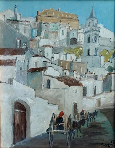 Olio tela enzo sozzo - tela,
