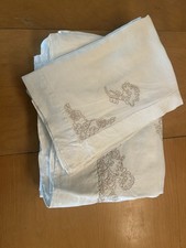 Lenzuolo piatto lino vintage e