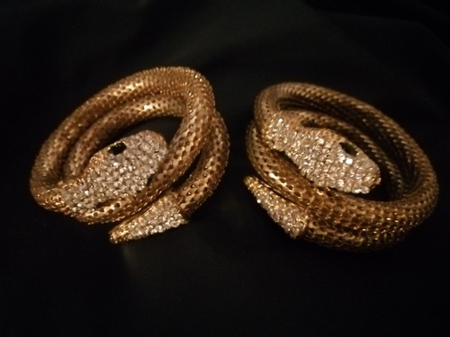 Bracciali gemelli con testa - , a