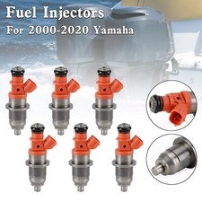 6PCS 68F-13761-00 Fuel Injectors For Yamaha Outboard HPDI 150-200 HP E7T05071 Y1
