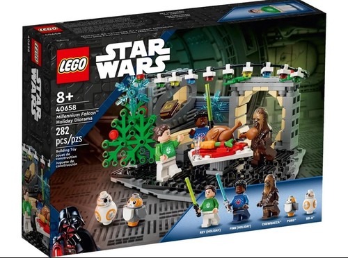 Lego diorama festivo star wars - lego,