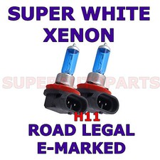 Adatto a Peugeot 307 Restyling 2004-ON Set H11 Super Bianco Xenon Lampadine