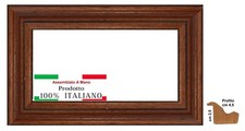 Cornice in legno in noce arte