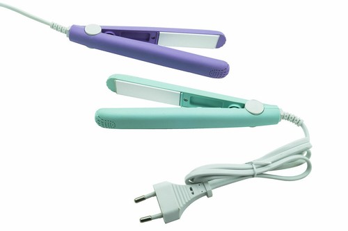 Mini piastra capelli lisci