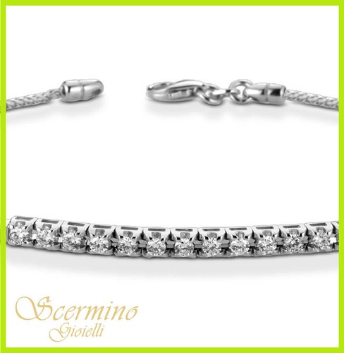 Braccialetto uomo oro bianco - braccialetto,