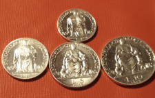 Vaticano Monete serie completa 4 valori 1948 Papa Pio XII