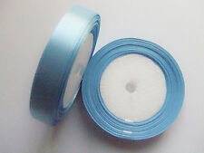 20metri nastro  Raso lucido,satin 16mm colore azzurro per bomboniere