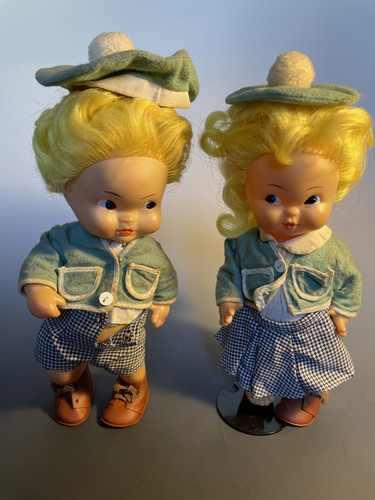 Coppia bambole vintage anni - di,