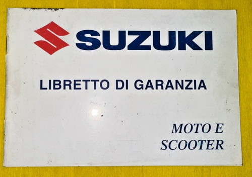 Libretto garanzia moto e - garanzia,