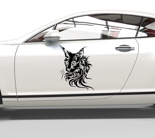 Adesivo auto gatto