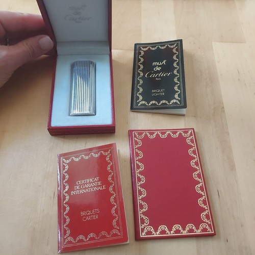 Accendino cartier placcato - cartier,