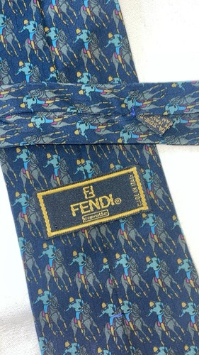 Cravatta fendi 100 seta - fendi, 100%
