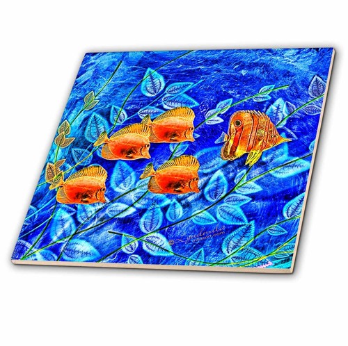 Piastrella ceramica pesce