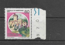 REPUBBLICA ITALIANA 1980/92 -  "SERIE CASTELLI" 80 £ MNH**  BORDO DI FOGLIO