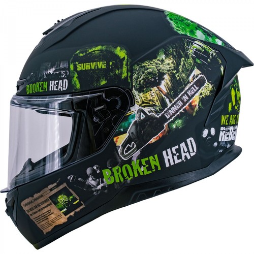 Casco integrale broken head - casco,