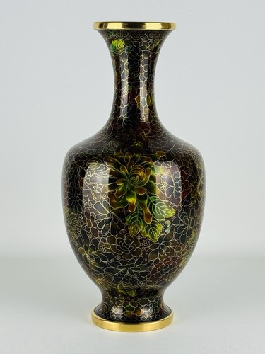 Grande vaso cinese cloisonne - vaso,