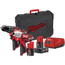 KIT 12V MILWAUKEE TRAPANO A