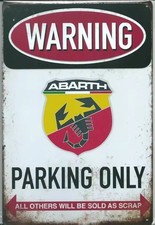 Insegna Targa Vintage Abarth