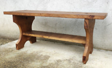 PANCA IN NOCE RUSTICA ARTE POVERA leggi descrizione