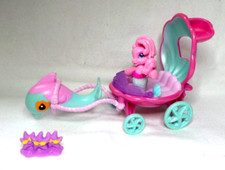 MY LITTLE PONY MON PETIT PONEY PONYVILLE MERMAID DOLPHIN CARRIAGE SIRENE HASBRO