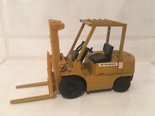 Carrello elevatore Mitsubishi d'epoca giallo ocra RARO!!! 