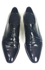 Affare! PRADA Scarpa da Uomo Pelle Nero Lucido con Lacci - Usata Elegantissima