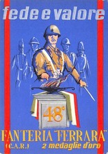 A7884) BARI, 48 REGGIMENTO FANTERIA FERRARA C.A.R.