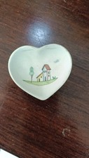 Ceramica Lenci Miniatura Cuore Vintage