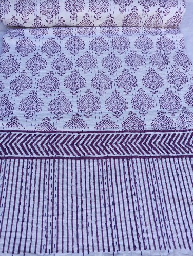 Trapunta kantha viola - kantha,