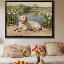 Labrador Oil Painting Dog